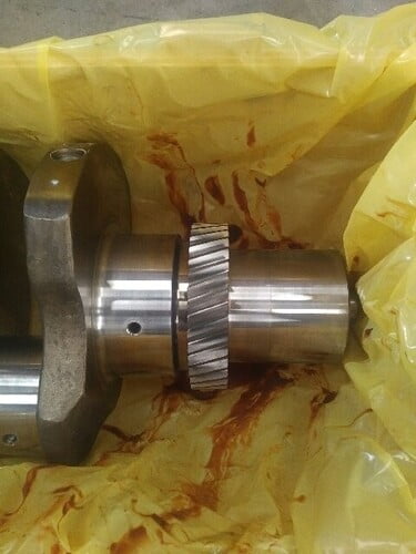 CRANKSHAFT S6D170 FORJ.HELI 10 BOLT PEQ 20 - CIGÜEÑAL CRANKSHAFT S6D170 FORJ.HELI 10 BOLT PEQ 20 - CIGÜEÑAL